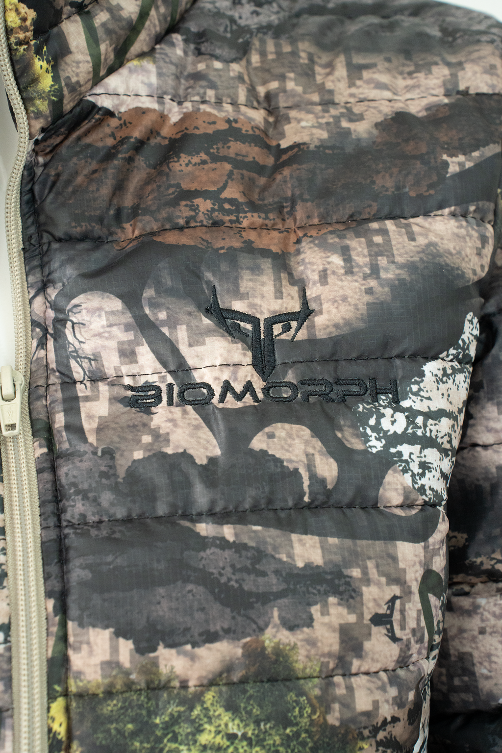 BIOMORPH Ladies Camo Puffer Jacket