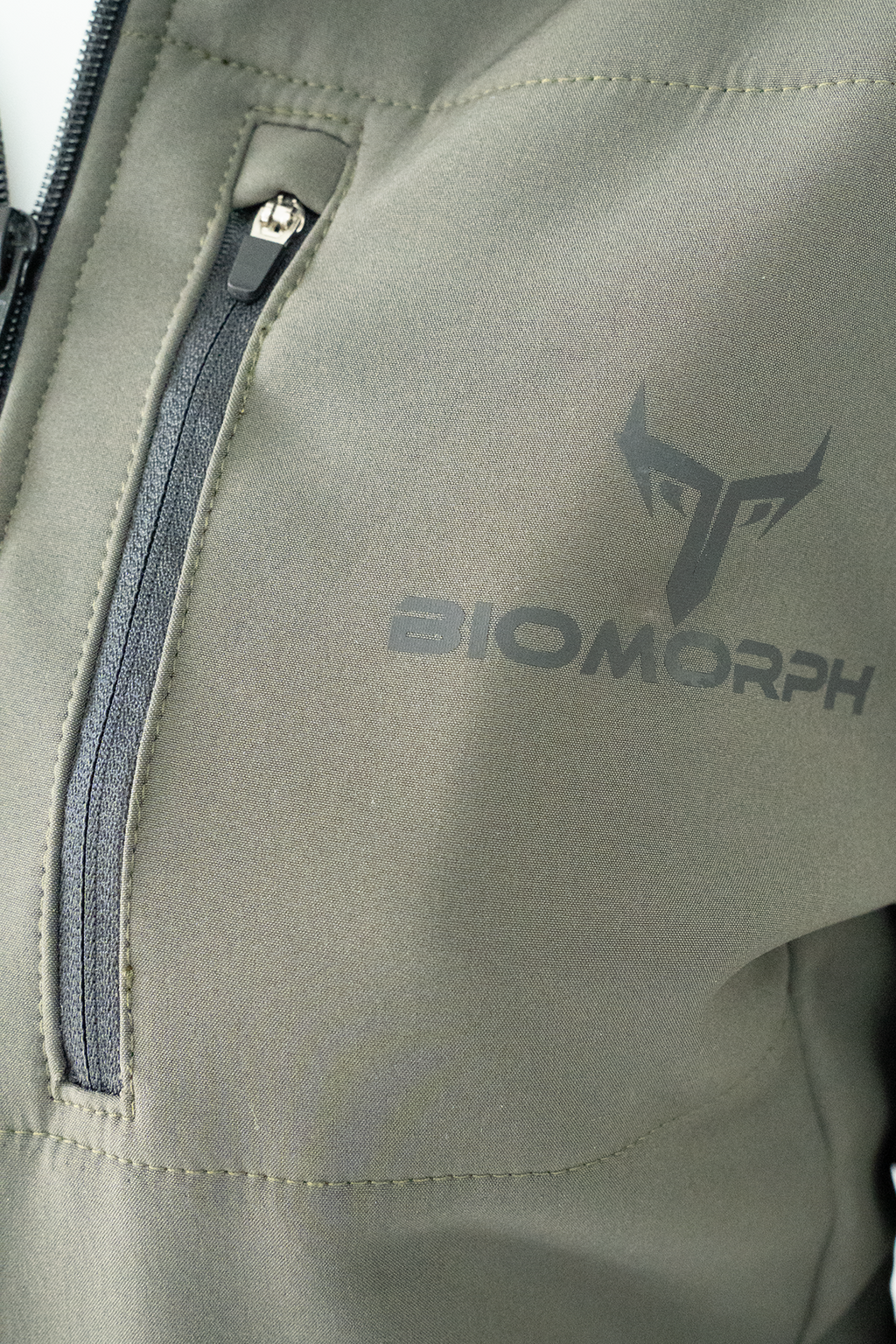 BIOMORPH Ladies Olive Softshell Jacket