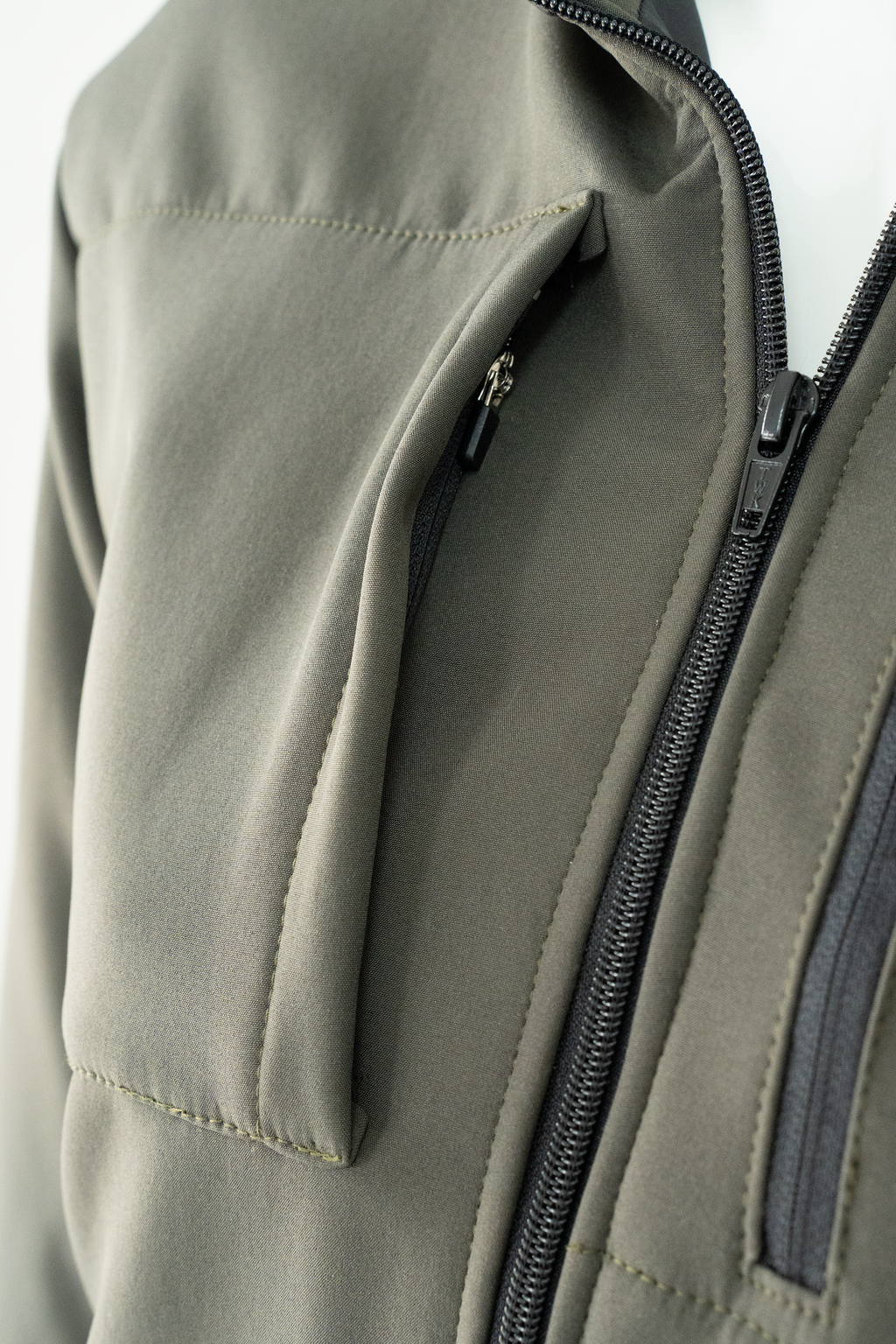 BIOMORPH Ladies Olive Softshell Jacket