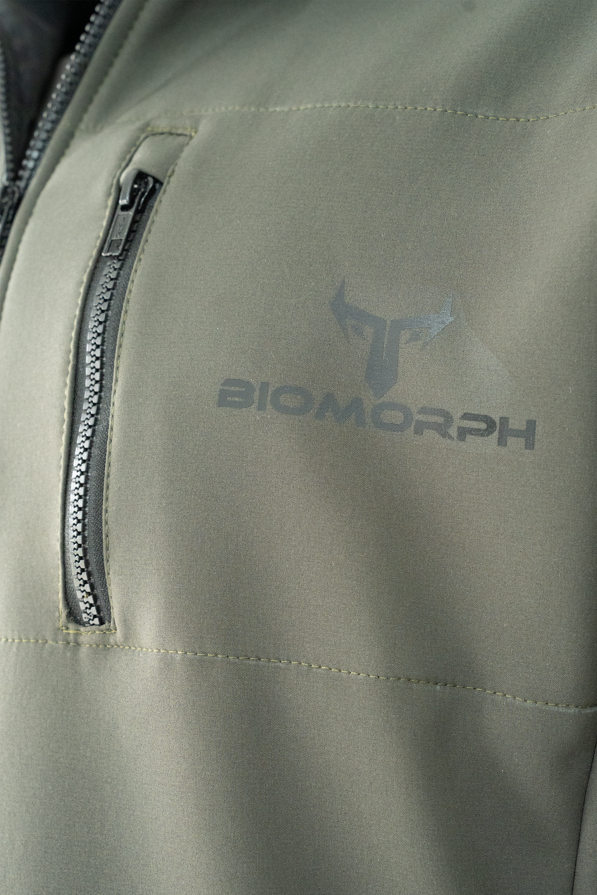 BIOMORPH Men’s Olive Softshell Jacket