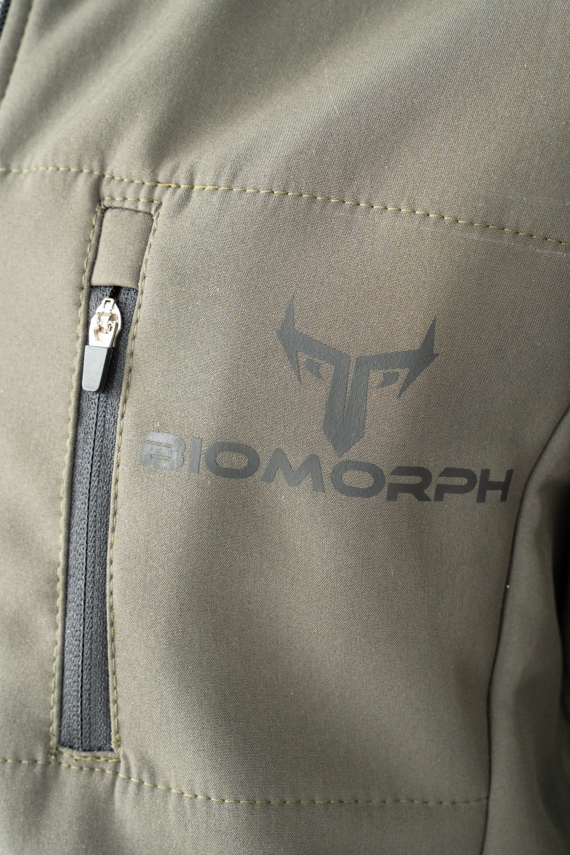 BIOMORPH Kids Olive Softshell Jacket