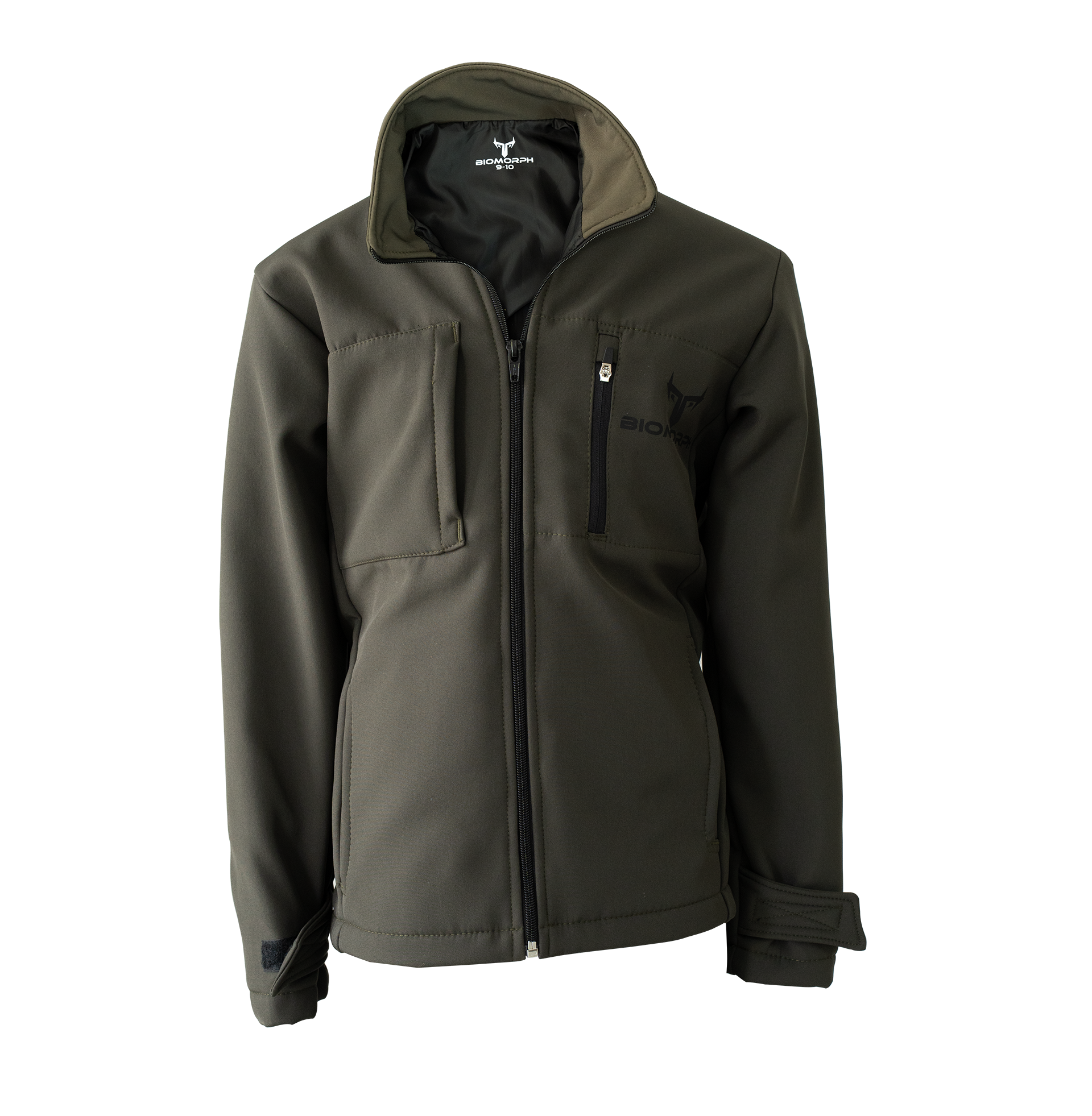 BIOMORPH Kids Olive Softshell Jacket