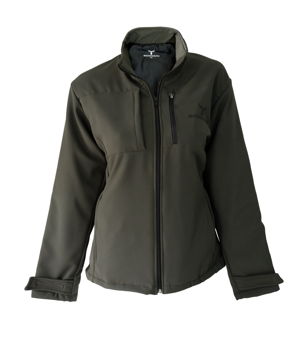 BIOMORPH Ladies Olive Softshell Jacket