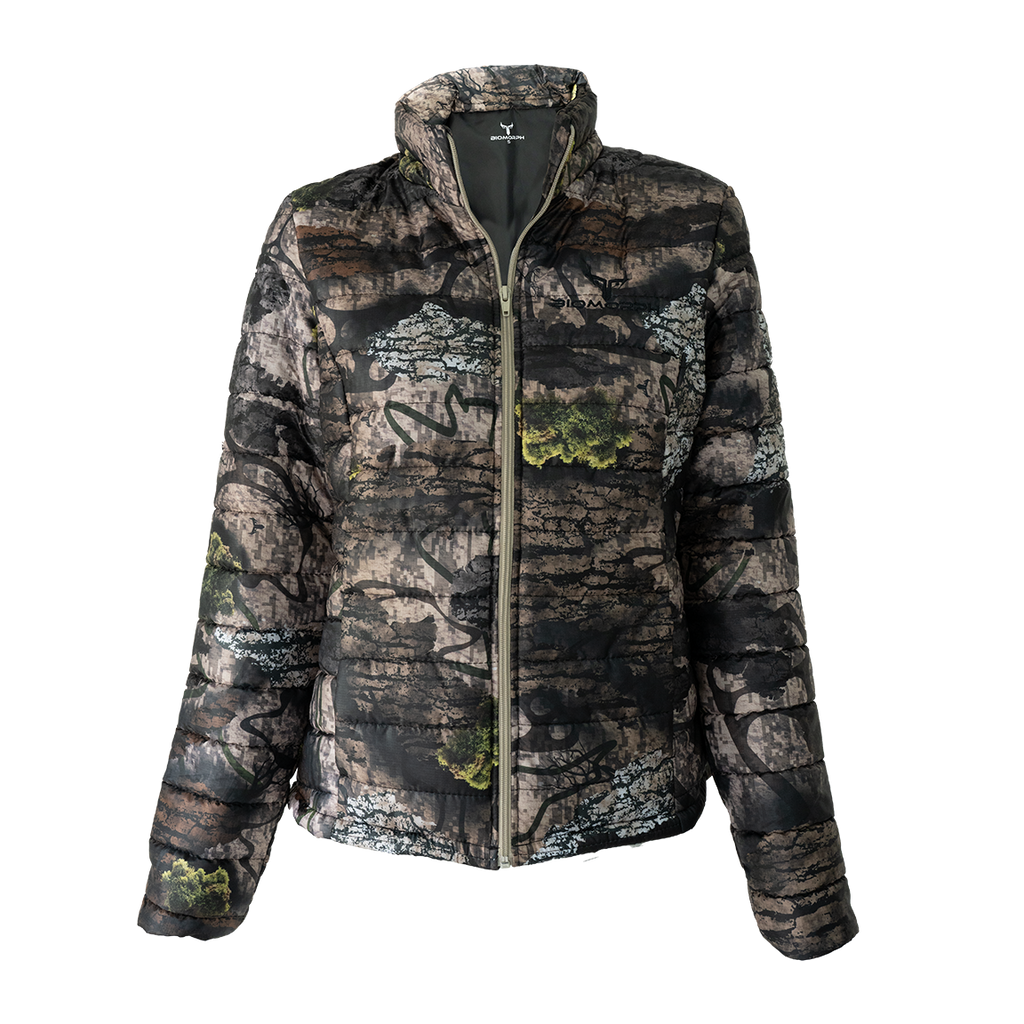 BIOMORPH Ladies Camo Puffer Jacket
