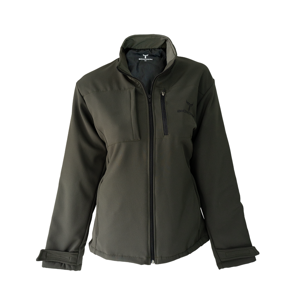 BIOMORPH Ladies Olive Softshell Jacket