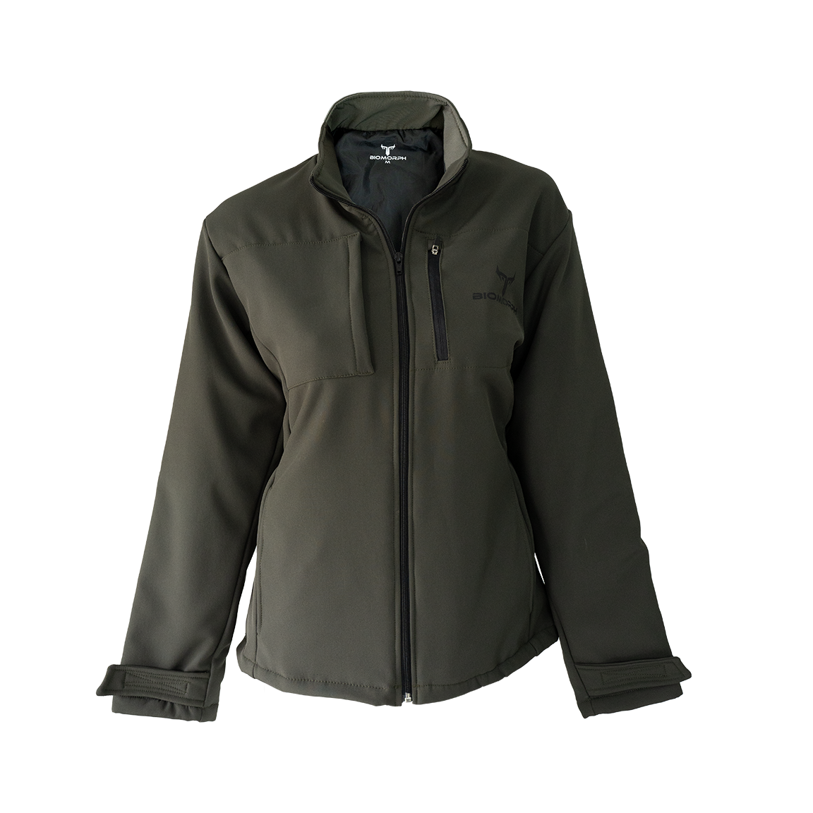 BIOMORPH Ladies Olive Softshell Jacket