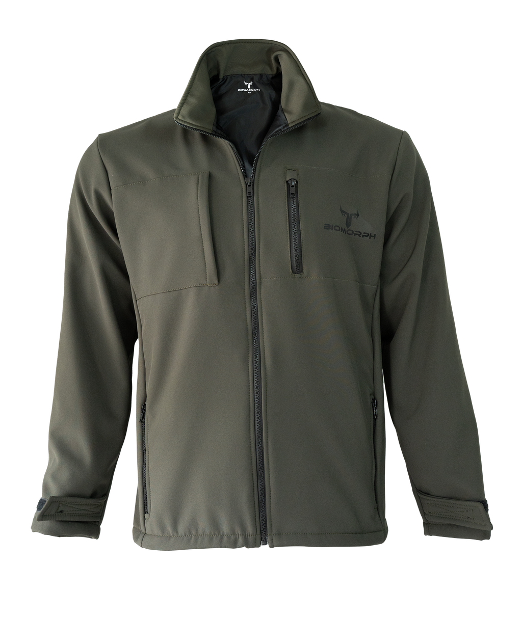 BIOMORPH Men’s Olive Softshell Jacket