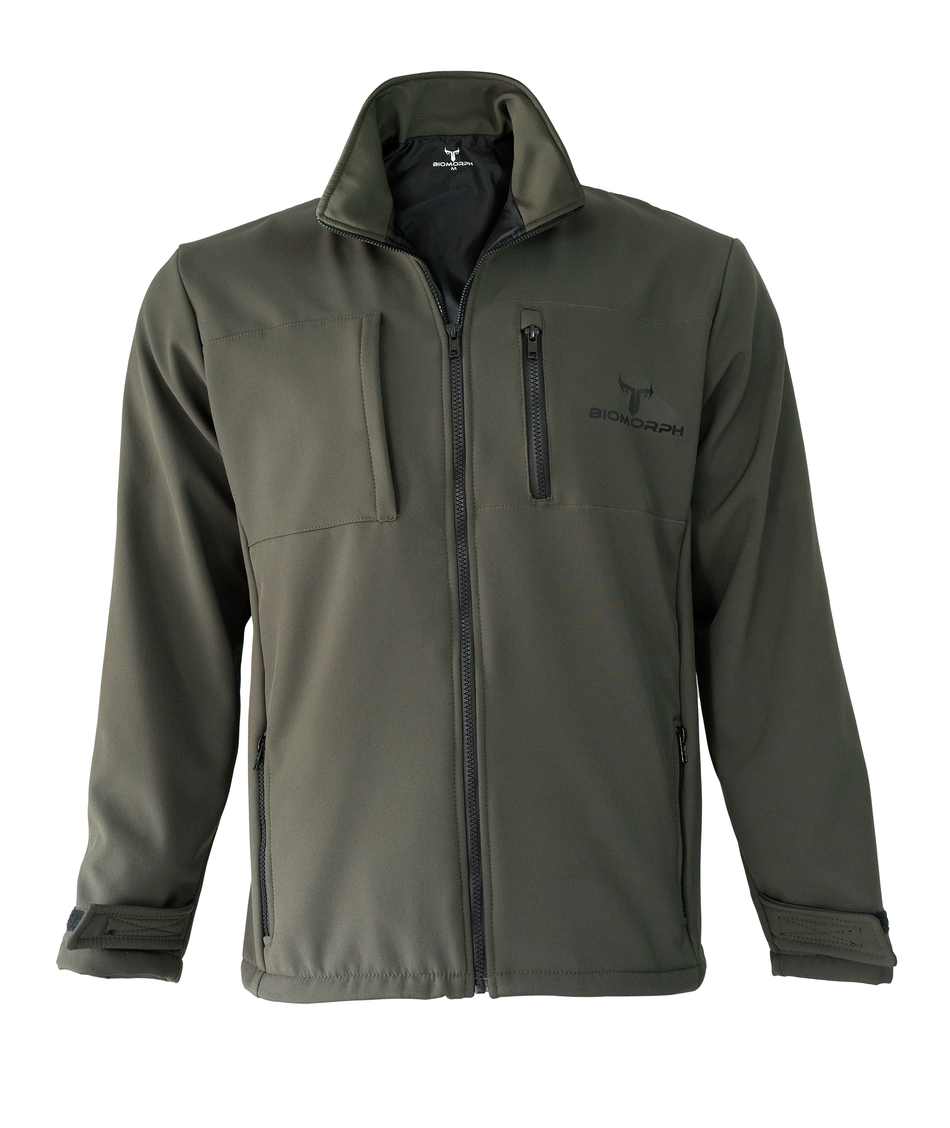 BIOMORPH Men’s Olive Softshell Jacket