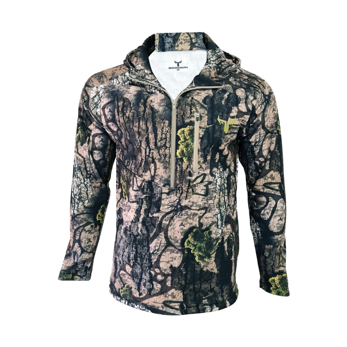 BIOMORPH Men’s Camo Heavyweight Hoodie