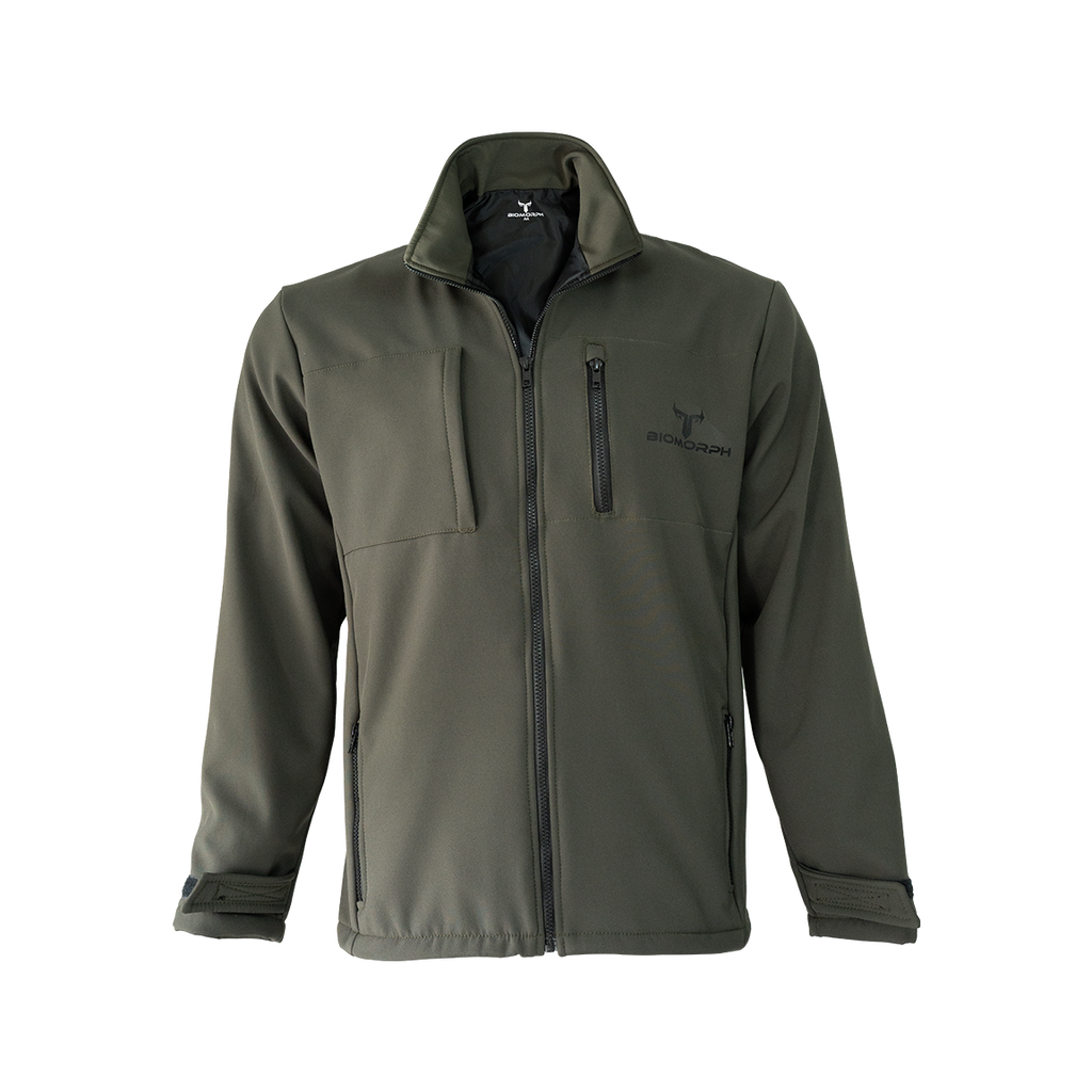BIOMORPH Men’s Olive Softshell Jacket