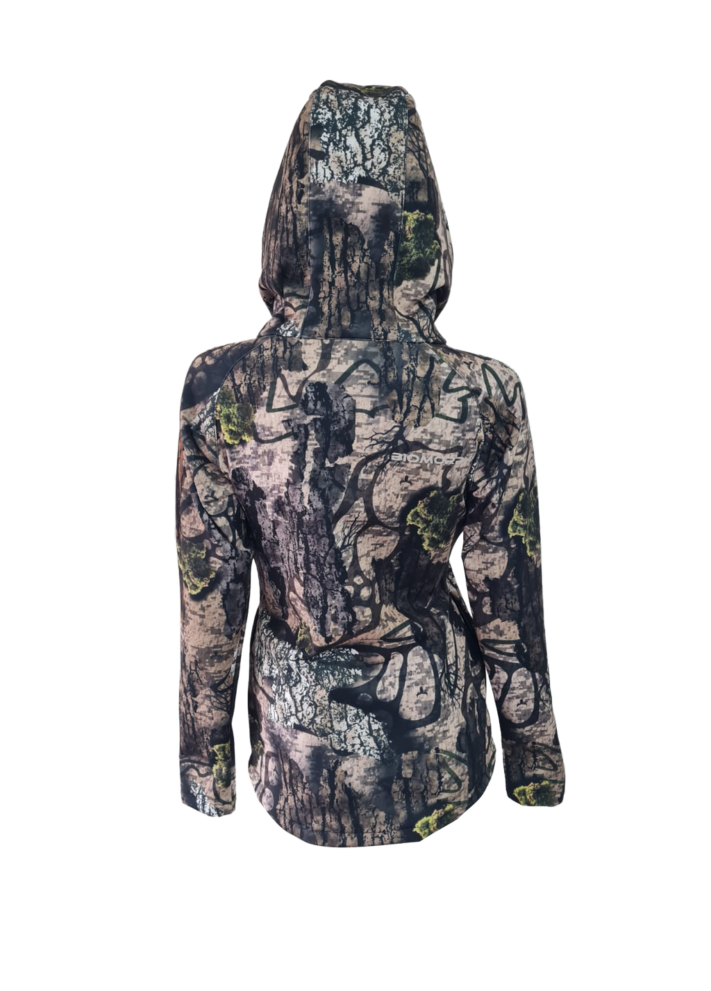 BIOMORPH Ladies Camo Heavyweight Hoodie