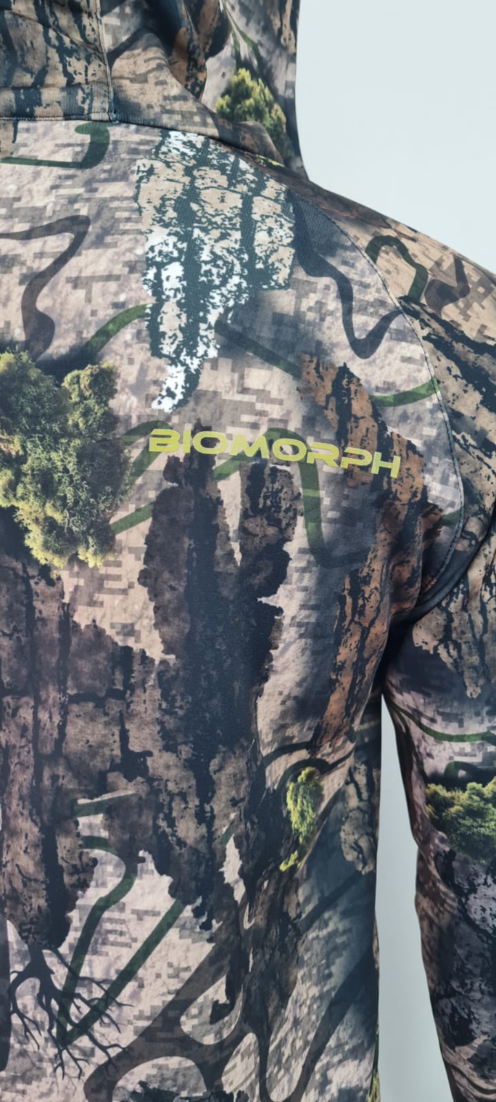 BIOMORPH Men’s Camo Heavyweight Hoodie